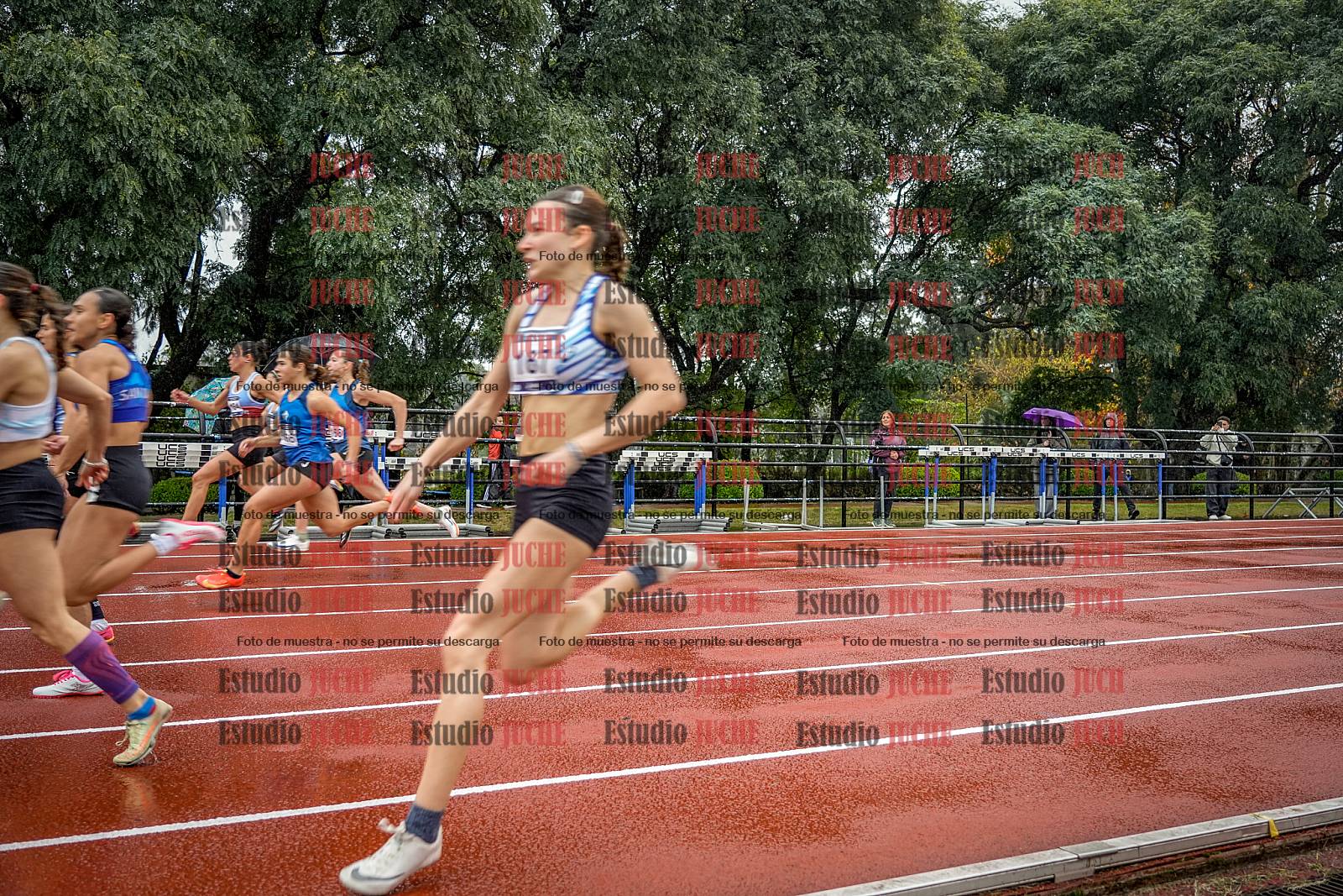 Fotos de los 100 m llanos de mujeres - FINAL