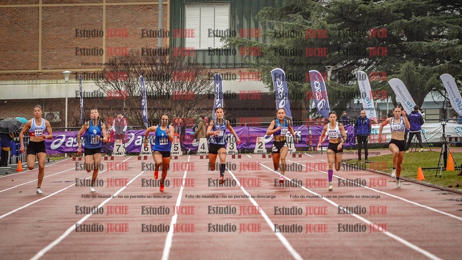 Fotos de los 100 m llanos de mujeres - FINAL