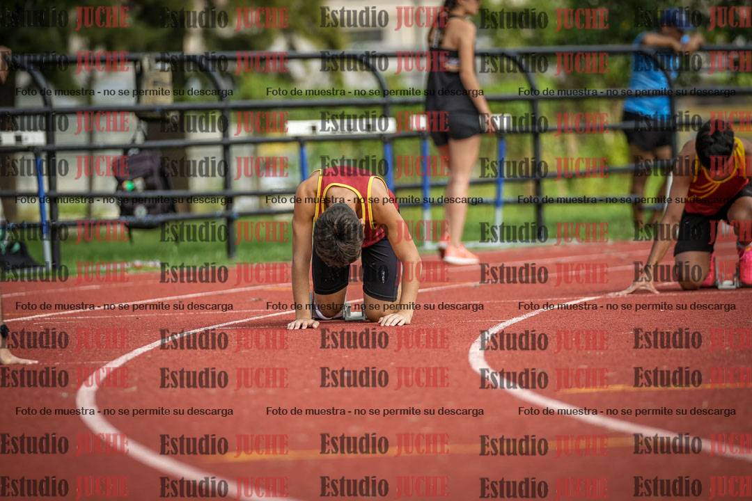 Fotos de los 200 m llanos de varones
