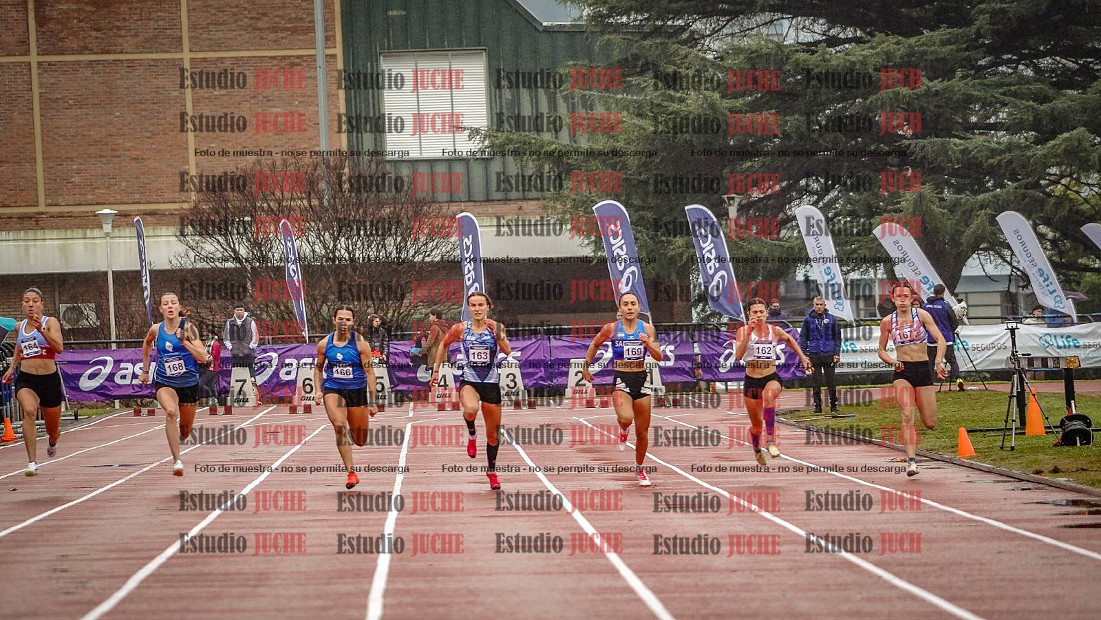 Fotos de los 100 m llanos de mujeres - FINAL