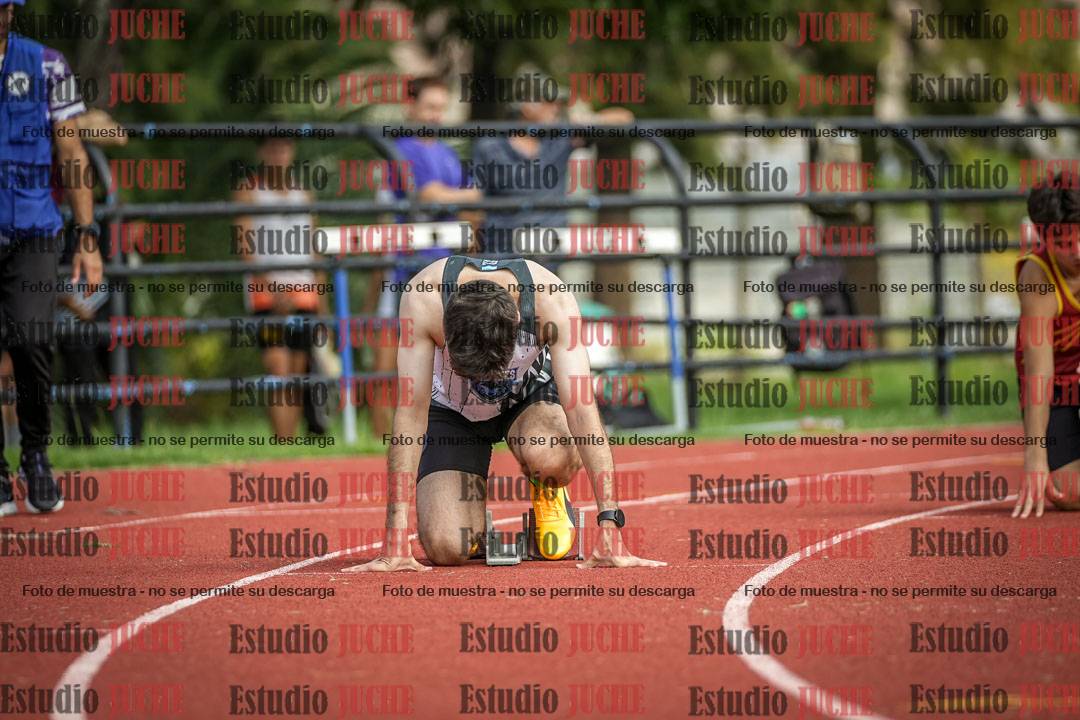 Fotos de los 200 m llanos de varones