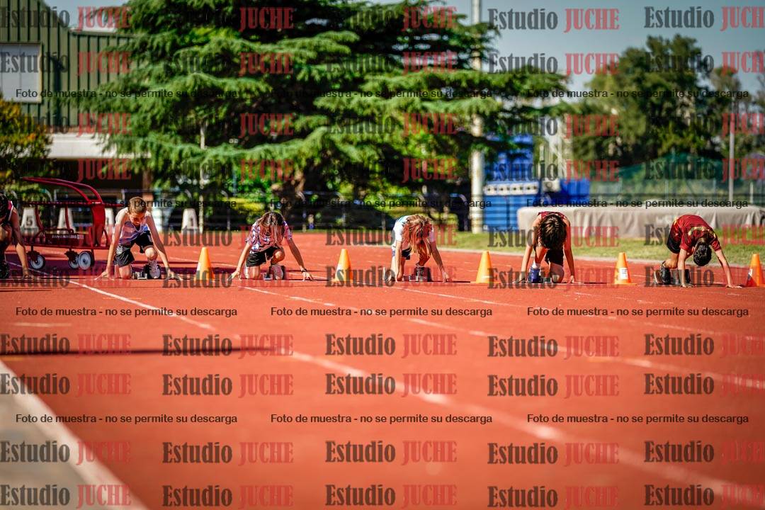 Fotos de los 50 m llanos de varones