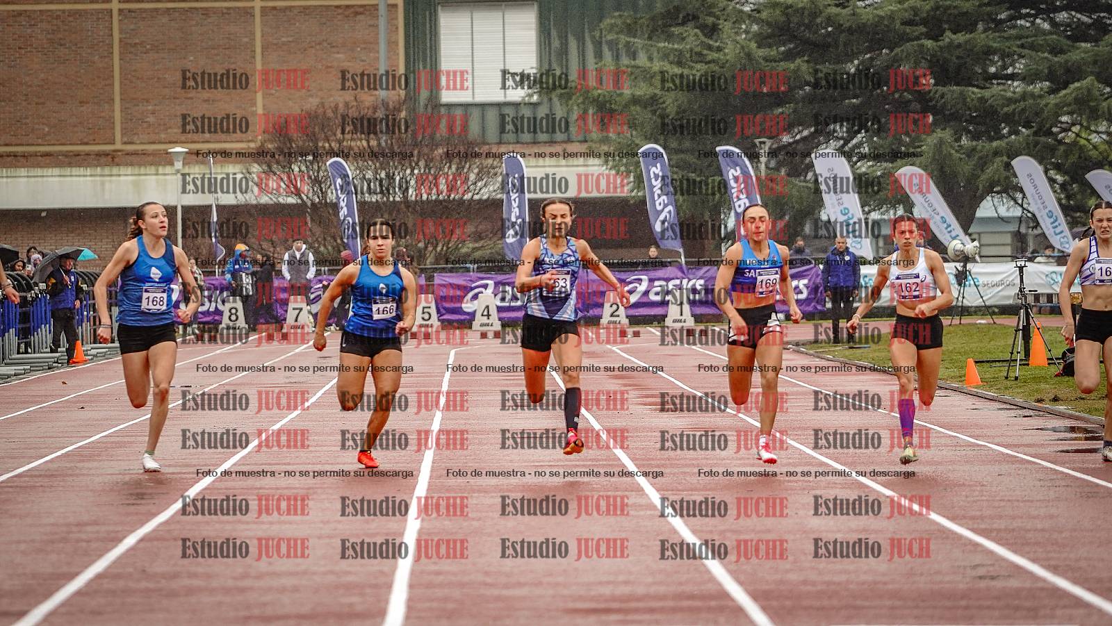 Fotos de los 100 m llanos de mujeres - FINAL