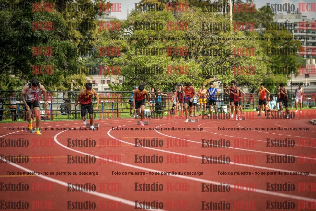 Fotos de los 200 m llanos de varones