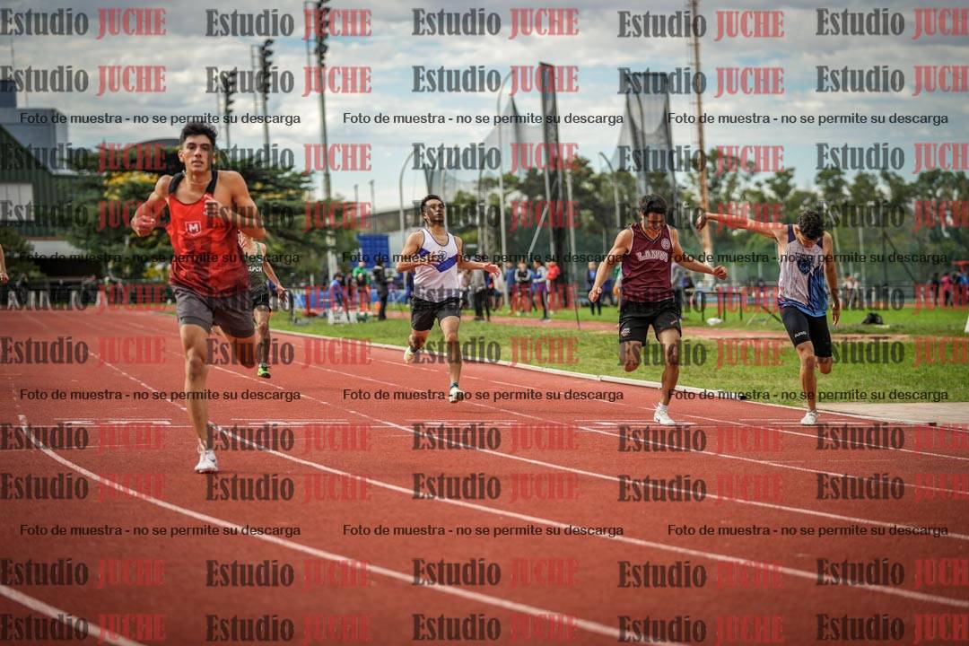 Fotos de los 400 m llanos de varones