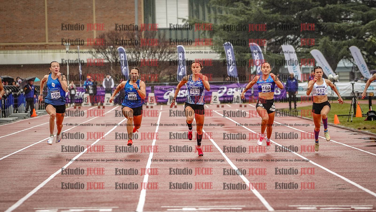 Fotos de los 100 m llanos de mujeres - FINAL