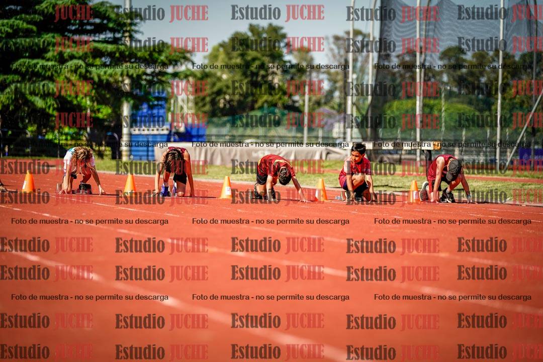 Fotos de los 50 m llanos de varones