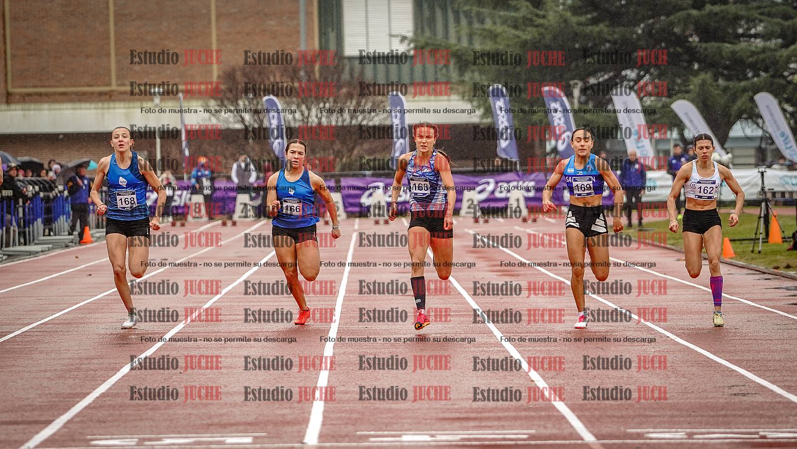 Fotos de los 100 m llanos de mujeres - FINAL
