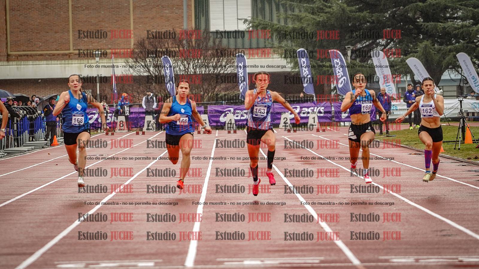 Fotos de los 100 m llanos de mujeres - FINAL