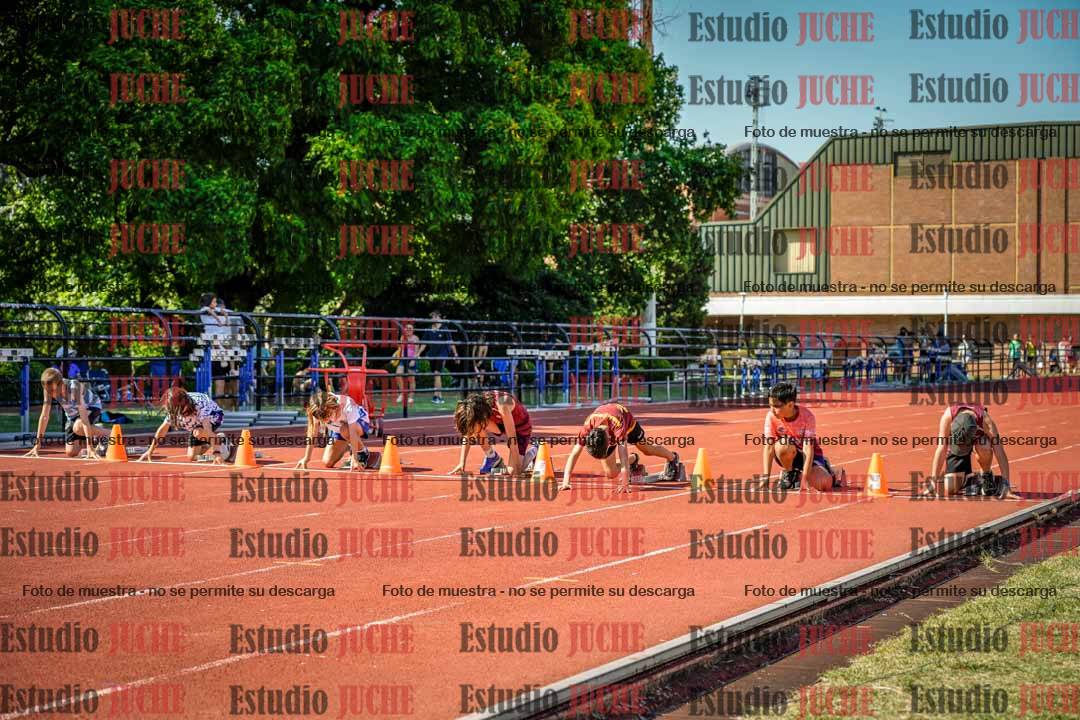 Fotos de los 50 m llanos de varones