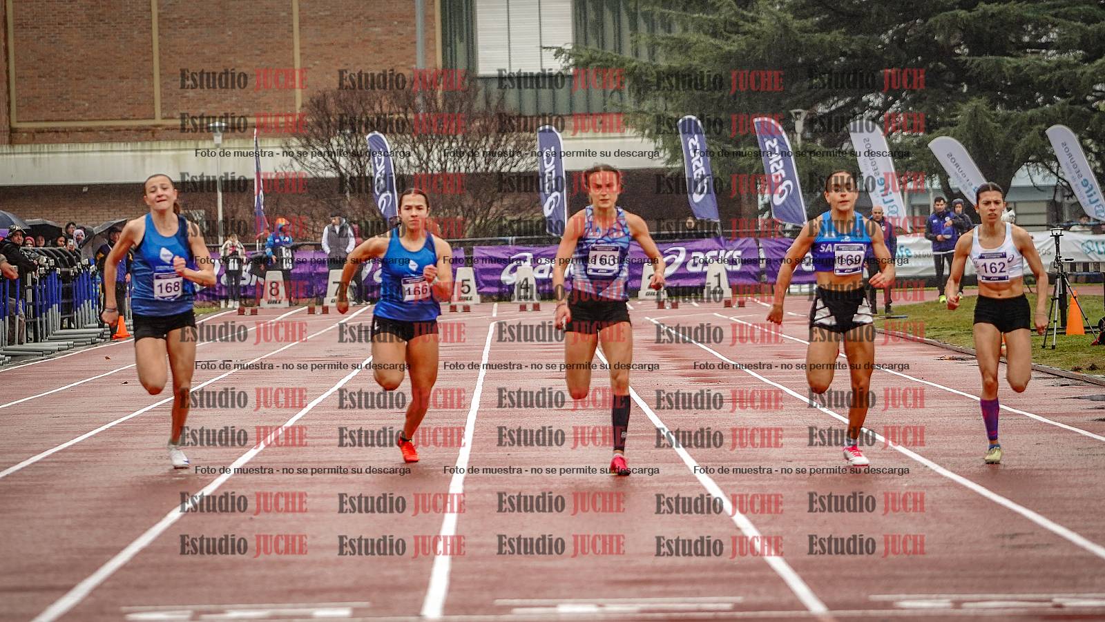 Fotos de los 100 m llanos de mujeres - FINAL