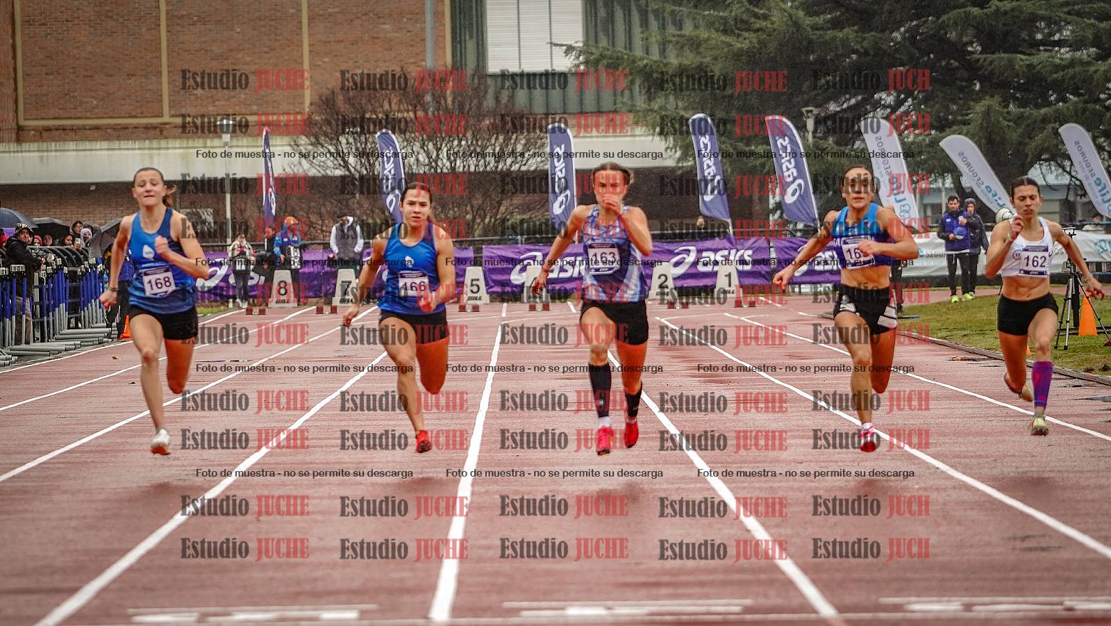 Fotos de los 100 m llanos de mujeres - FINAL