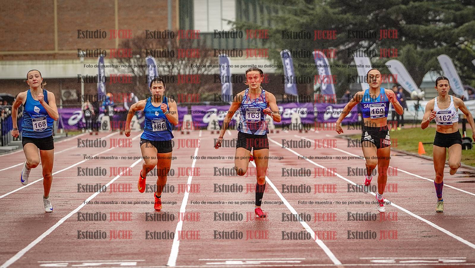 Fotos de los 100 m llanos de mujeres - FINAL
