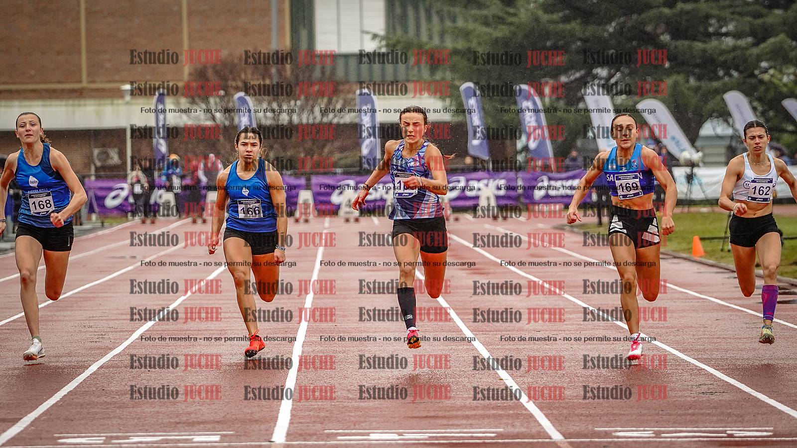 Fotos de los 100 m llanos de mujeres - FINAL