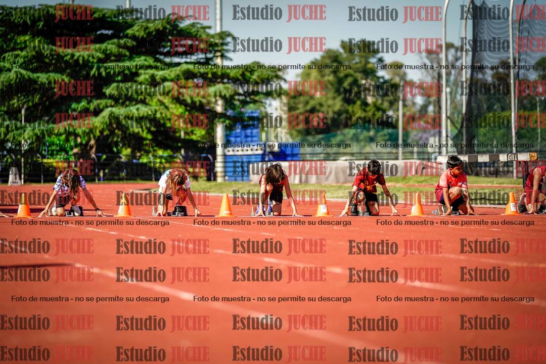 Fotos de los 50 m llanos de varones