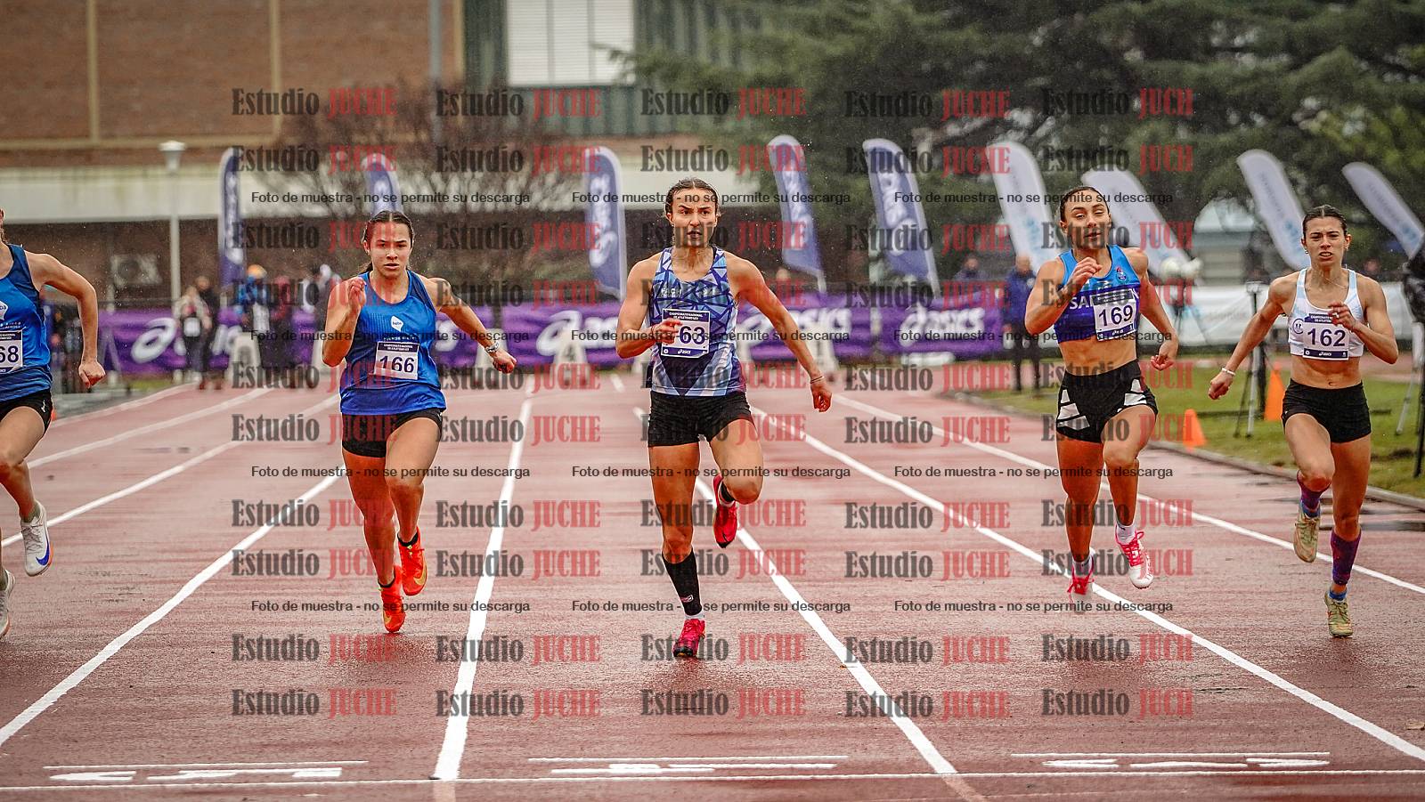 Fotos de los 100 m llanos de mujeres - FINAL