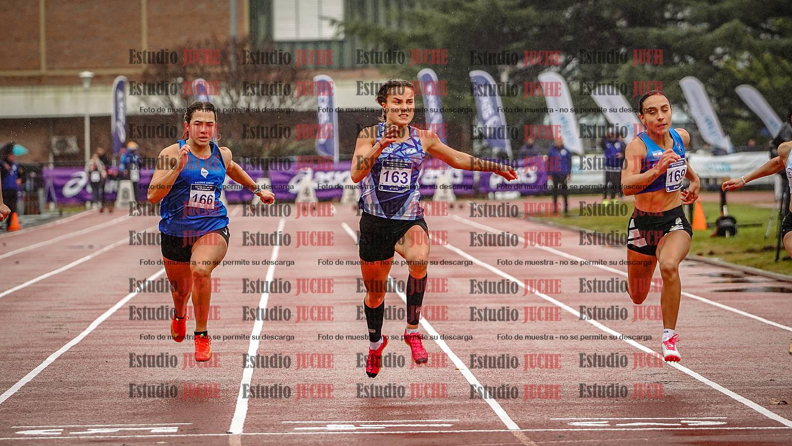 Fotos de los 100 m llanos de mujeres - FINAL