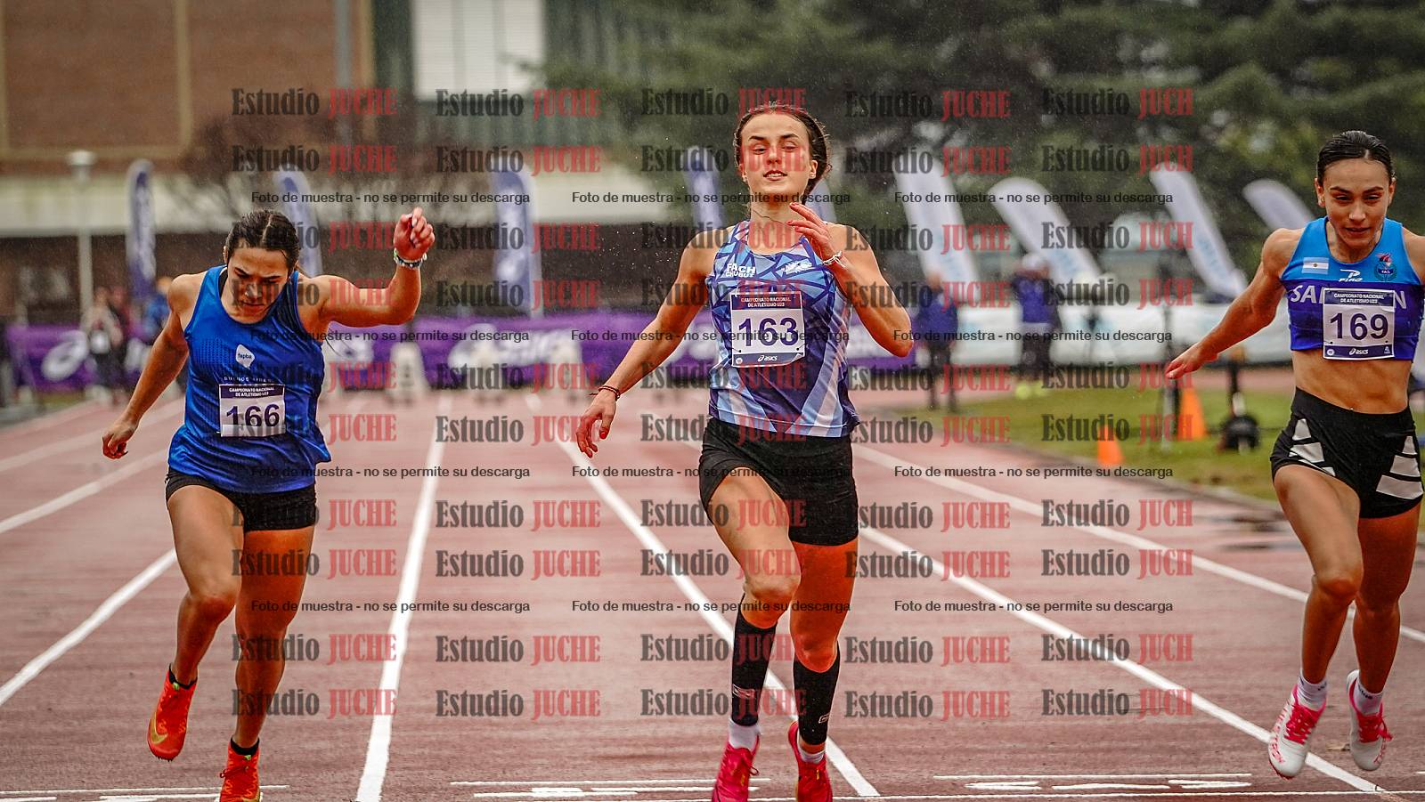 Fotos de los 100 m llanos de mujeres - FINAL