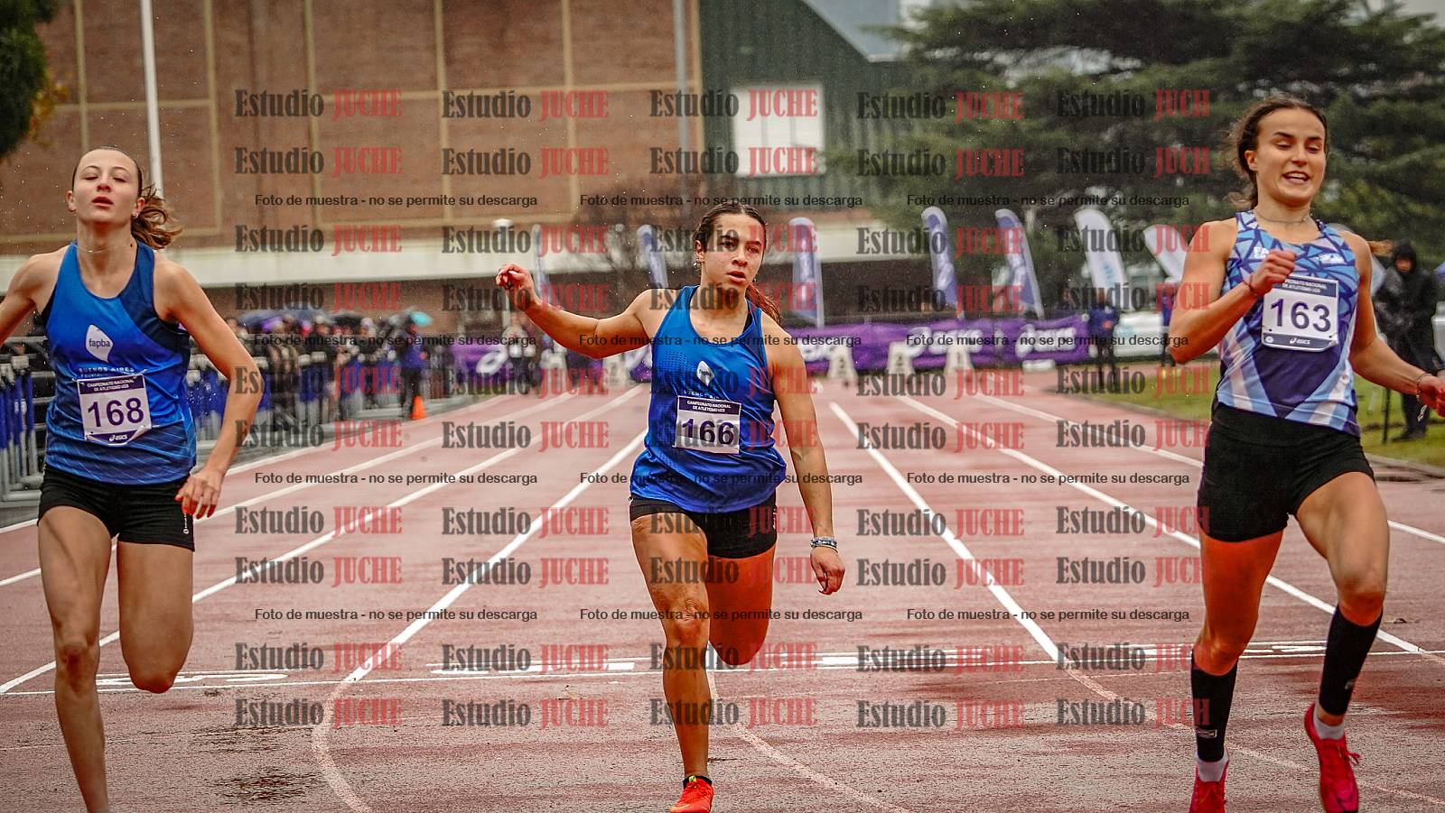 Fotos de los 100 m llanos de mujeres - FINAL