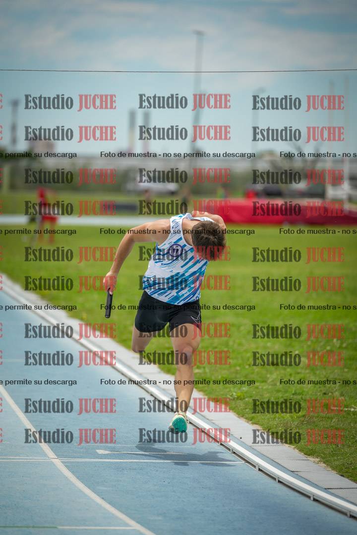 Fotos de las postas 4x200 m llanos de varones