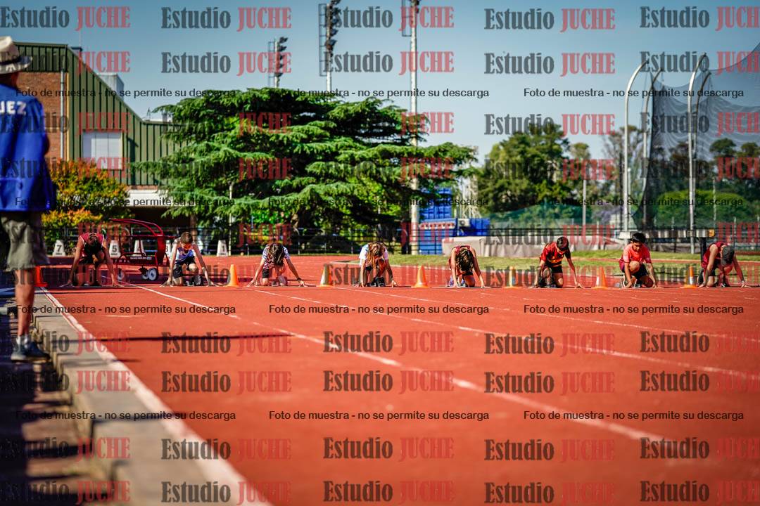 Fotos de los 50 m llanos de varones