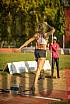 Fotos del salto en largo de mujeres