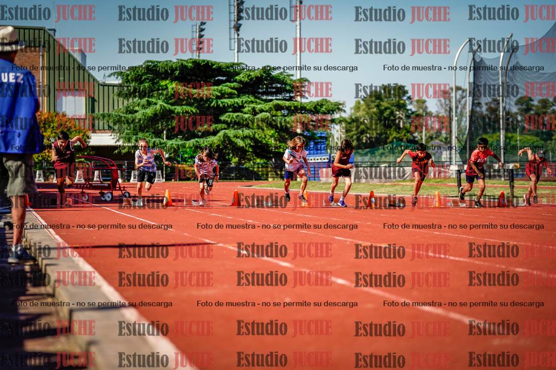 Fotos de los 50 m llanos de varones