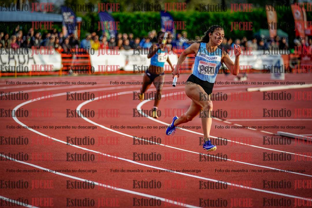 Fotos de los relevos 4x400 m de mujeres