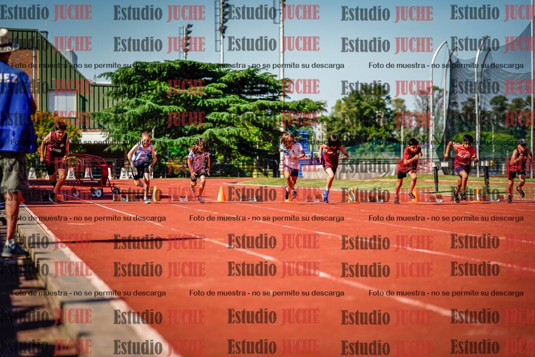 Fotos de los 50 m llanos de varones