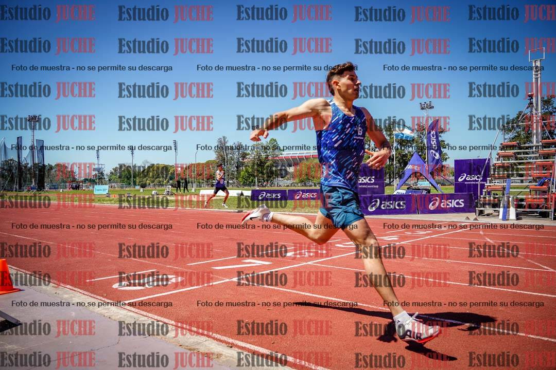 Fotos de los 400 m llanos de varones