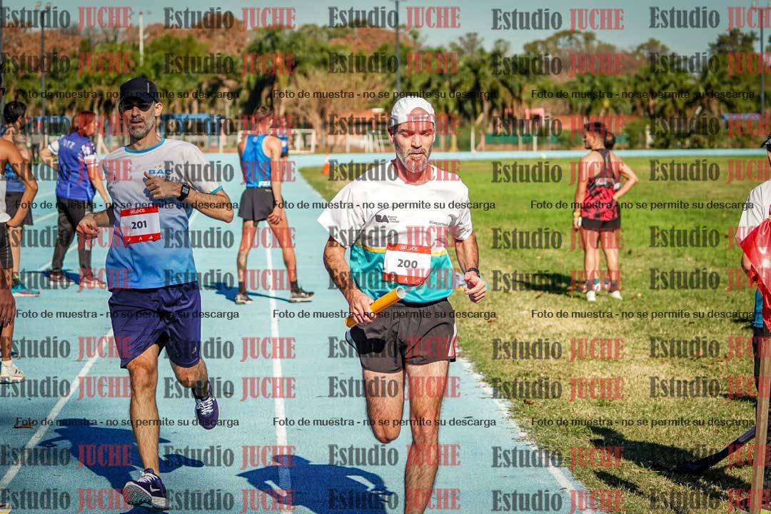 Fotos durante los relevos