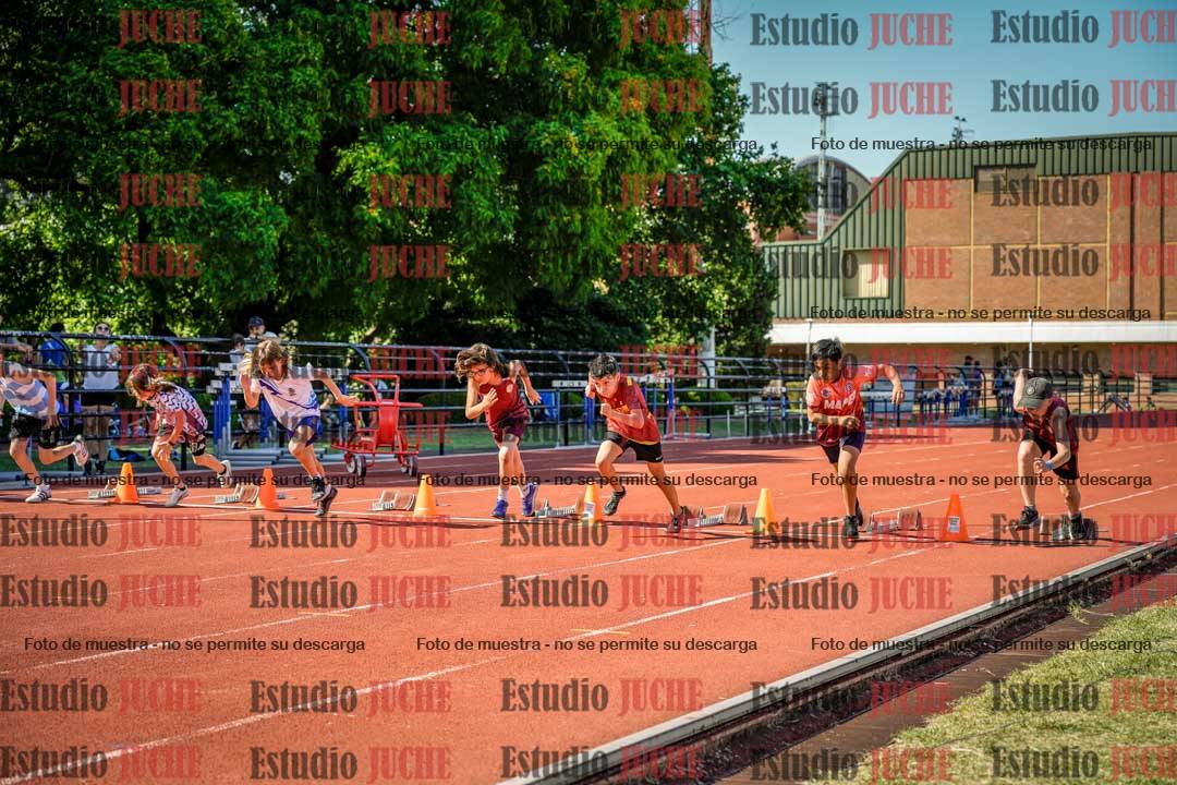 Fotos de los 50 m llanos de varones