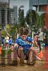 Fotos del salto en largo - varones U16