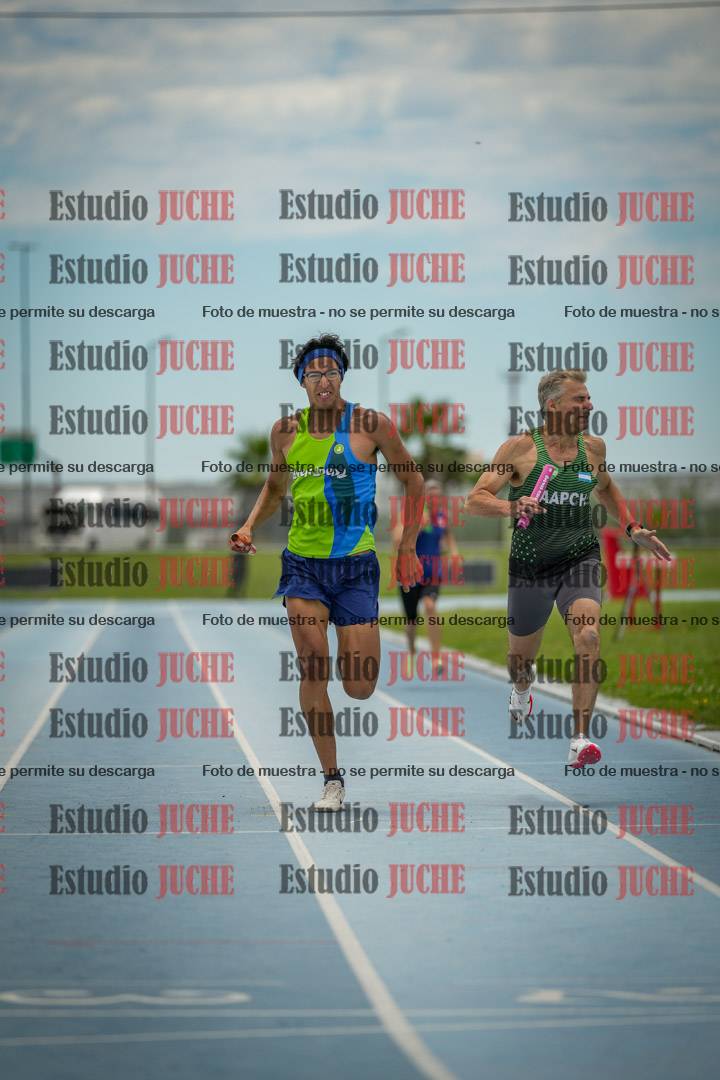 Fotos de las postas 4x200 m llanos de varones