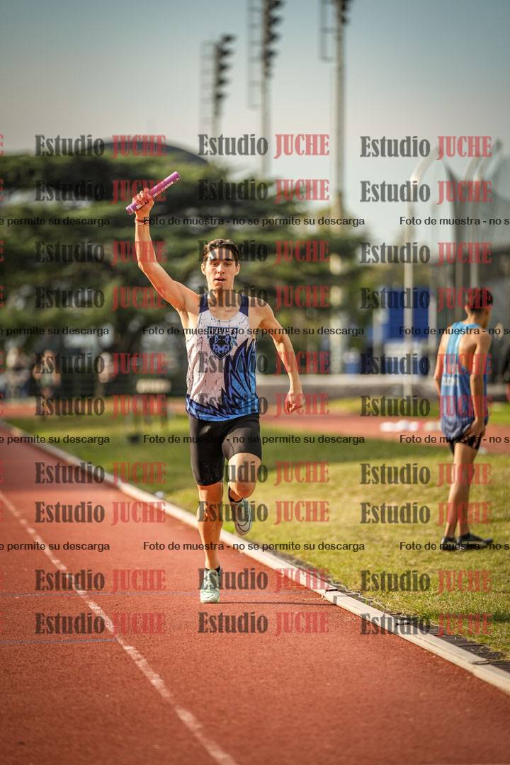 Fotos de las postas 4x400 m llanos de varones