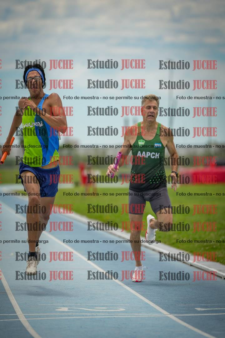 Fotos de las postas 4x200 m llanos de varones