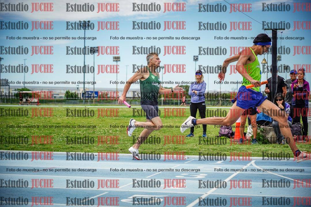 Fotos de las postas 4x200 m llanos de varones