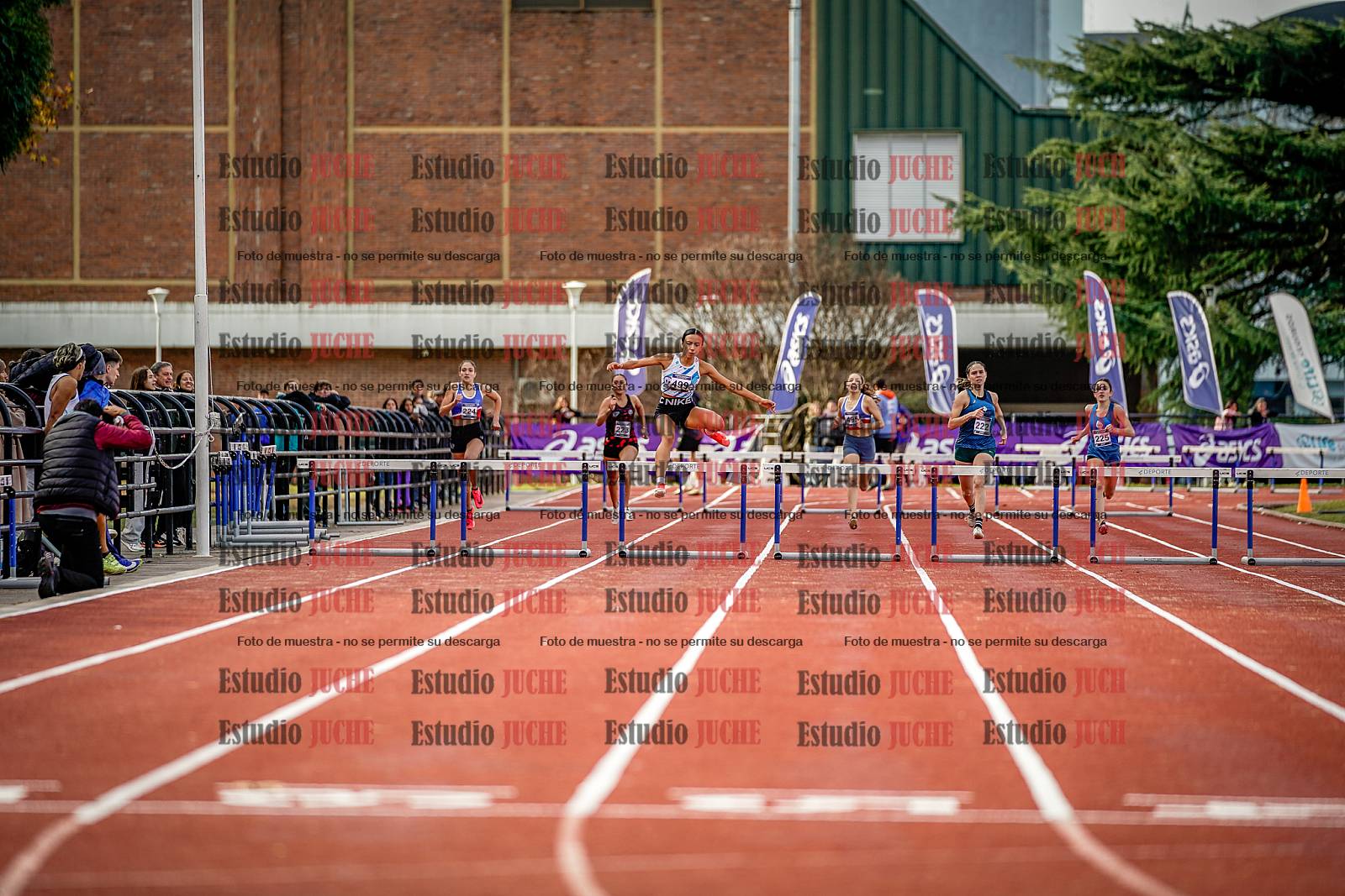 Fotos de los 400 m con vallas de mujeres