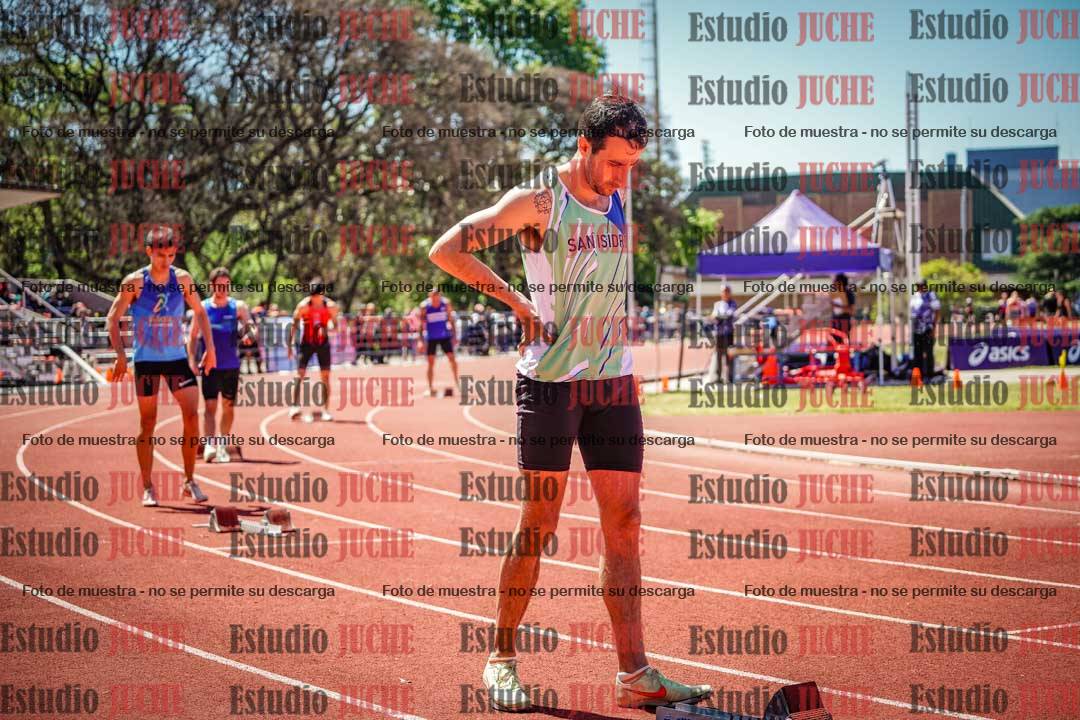 Fotos de los 400 m llanos de varones