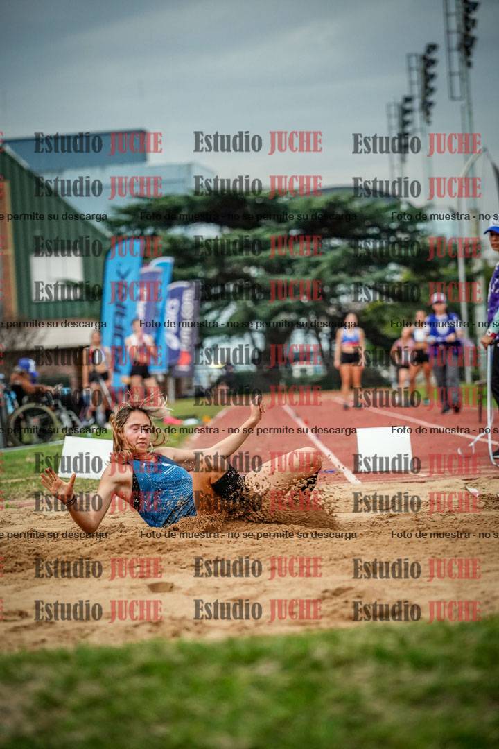Fotos del salto en largo de mujeres