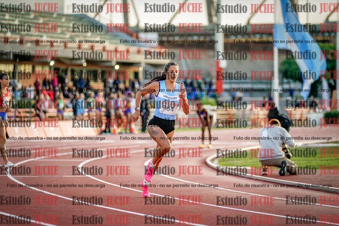Fotos de los relevos 4x400 m de mujeres