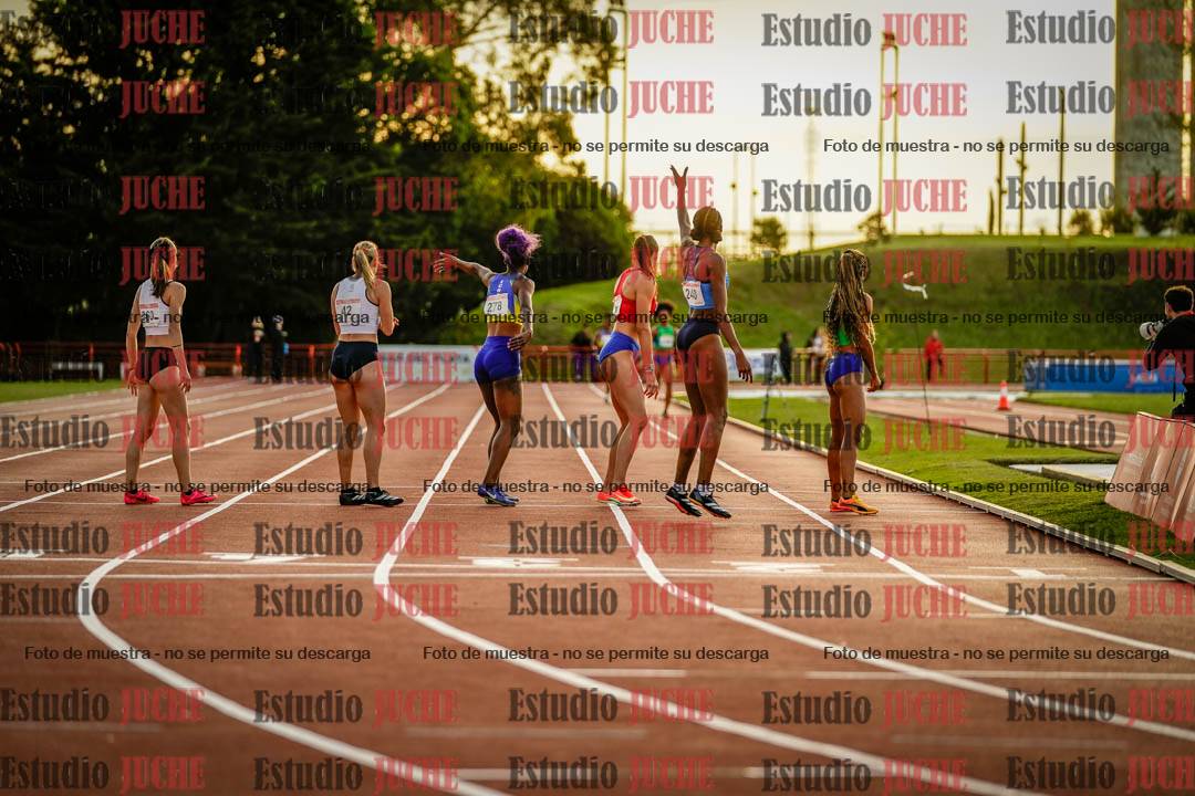 Fotos de los relevos 4x400 m de mujeres