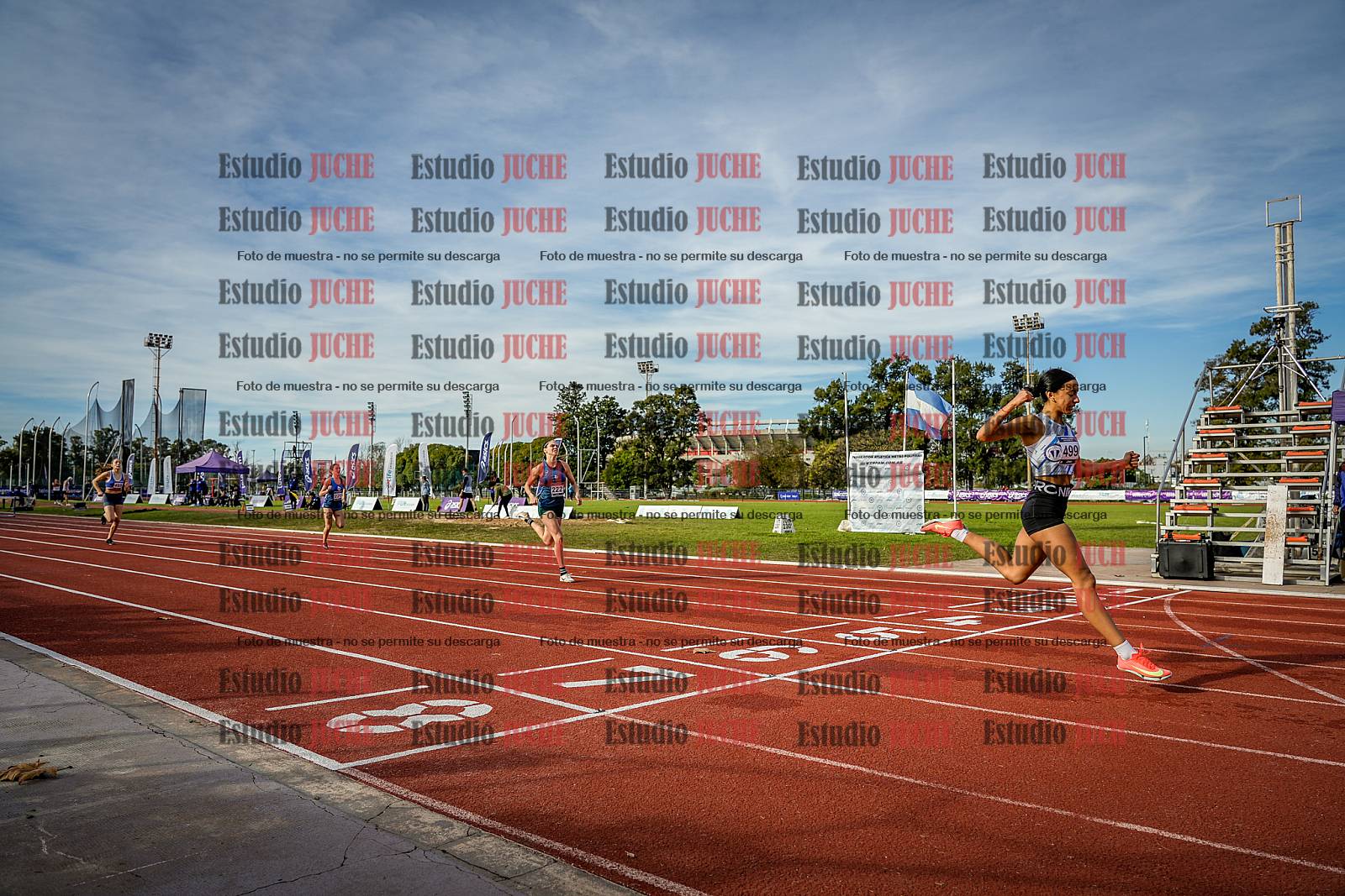 Fotos de los 400 m con vallas de mujeres