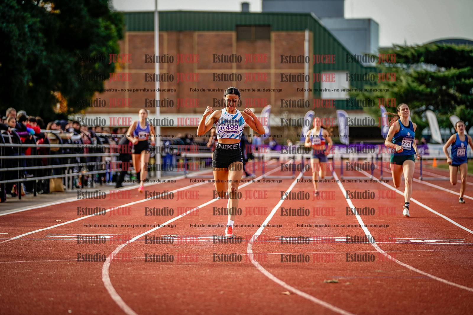 Fotos de los 400 m con vallas de mujeres