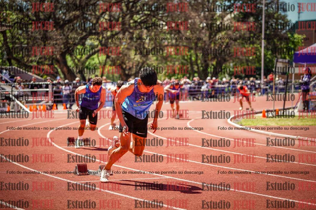 Fotos de los 400 m llanos de varones