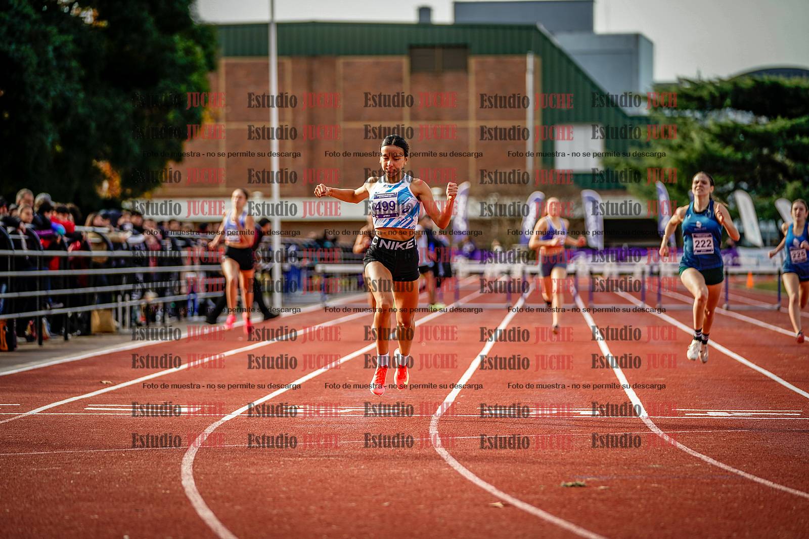 Fotos de los 400 m con vallas de mujeres