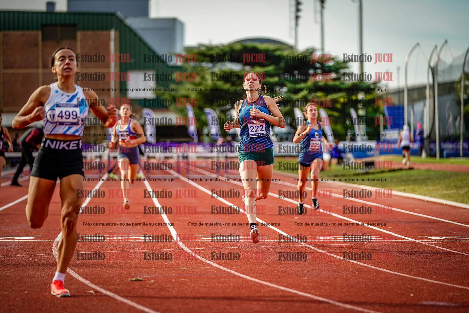 Fotos de los 400 m con vallas de mujeres