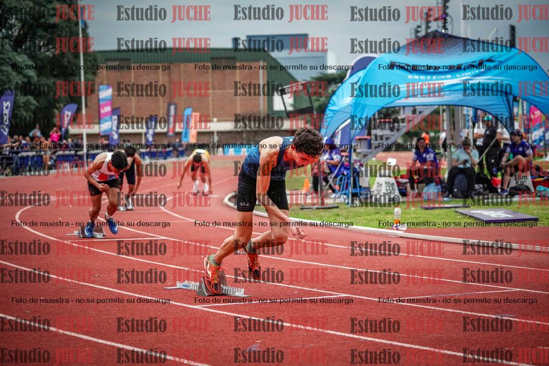 Fotos de los 400 m llanos de varones - decatlón 5