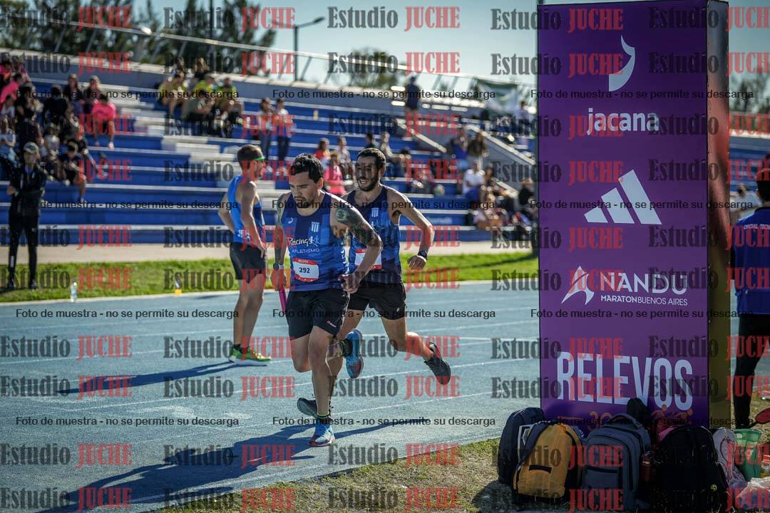 Fotos durante los relevos