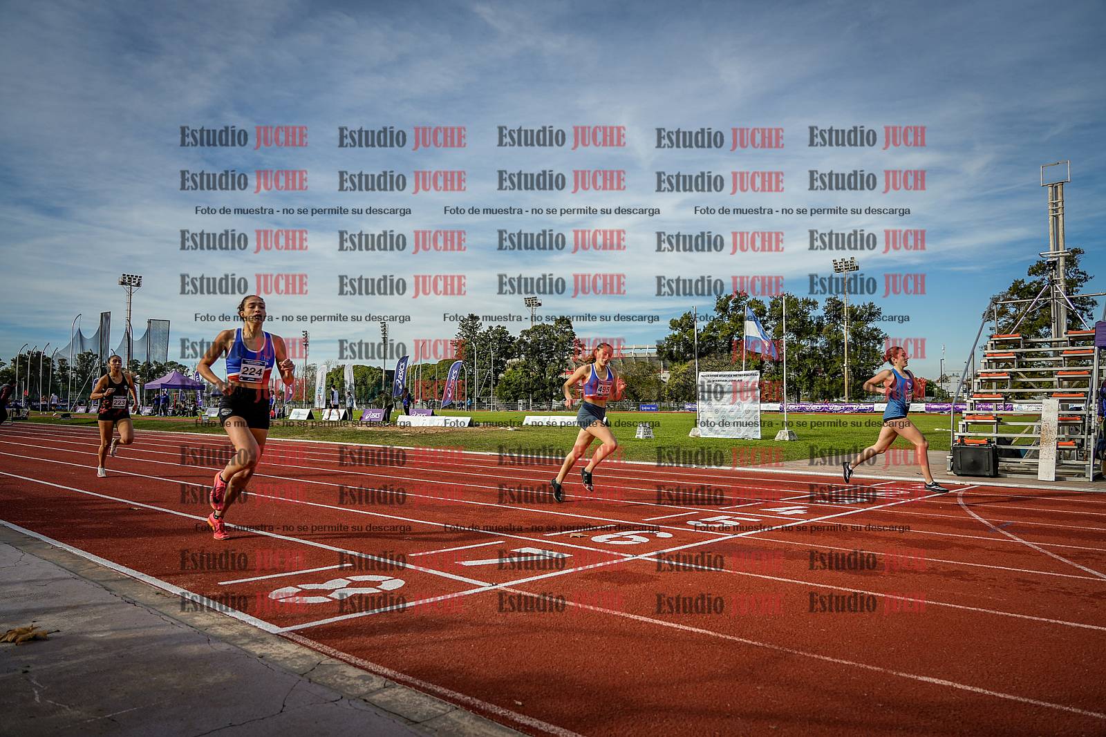 Fotos de los 400 m con vallas de mujeres